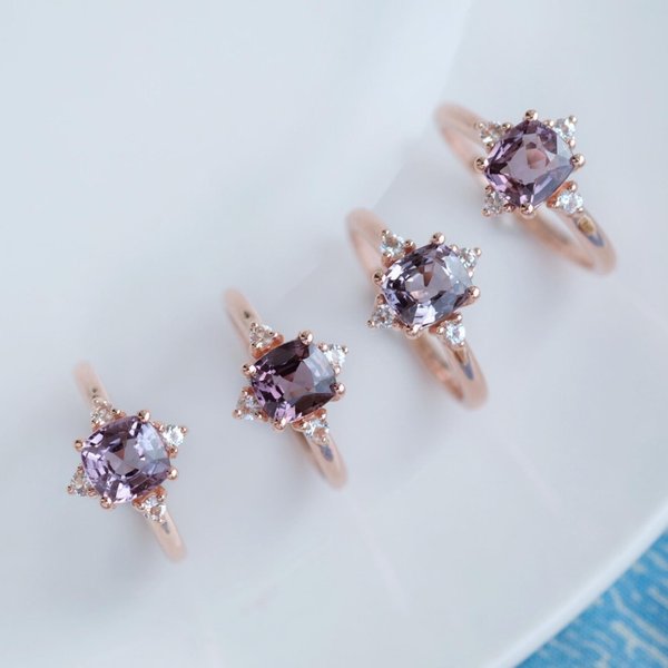 EIRA Ring - Lilac Spinel