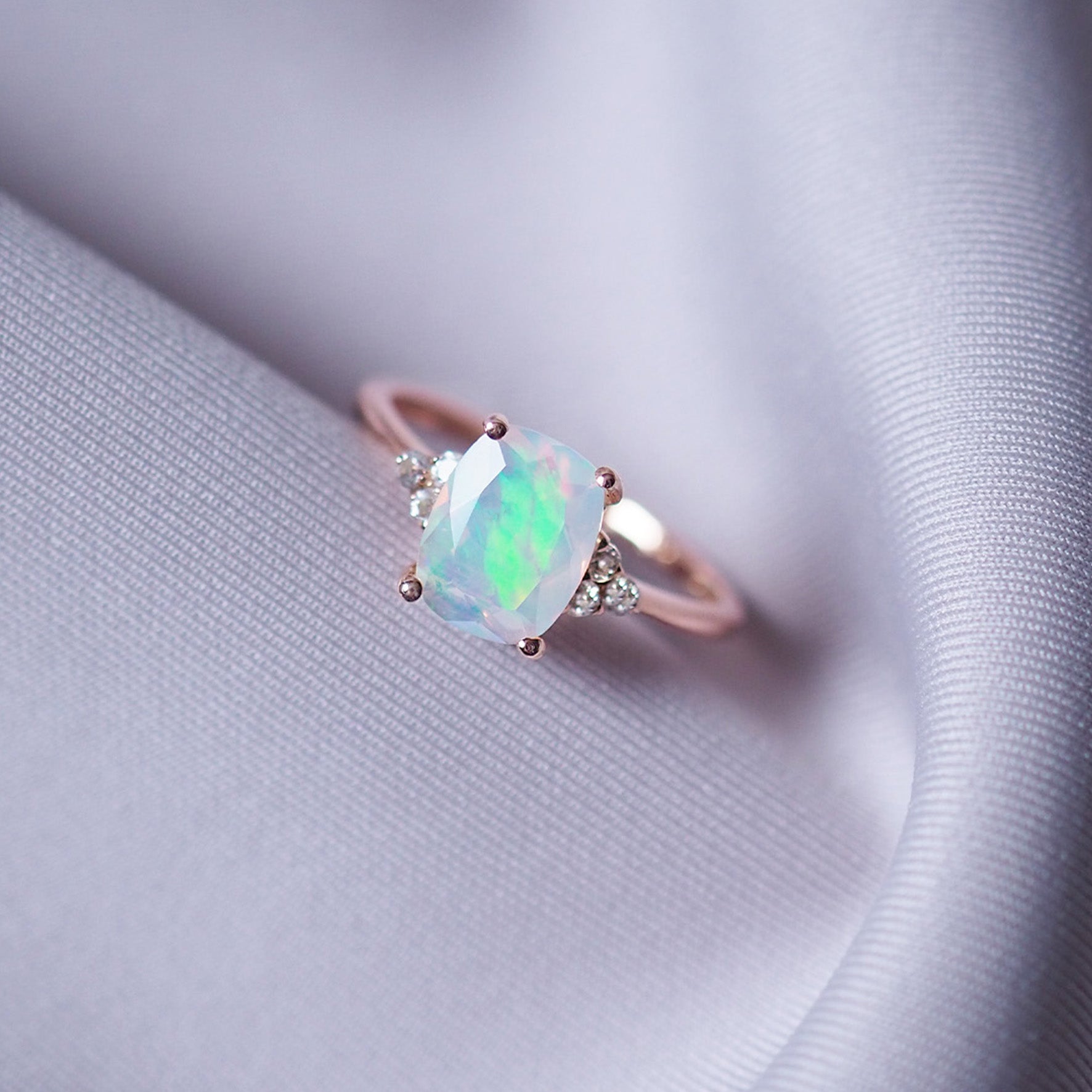 Gold deals opal ring