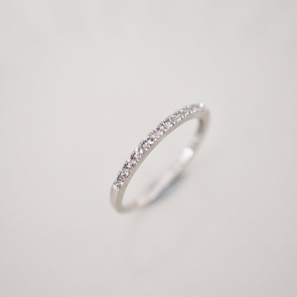 CELINE Half Eternity Ring - Silver