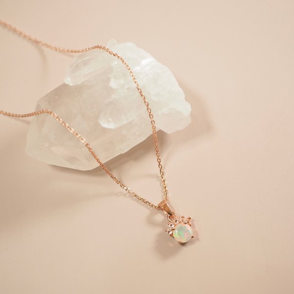 Starry Necklace - Opal